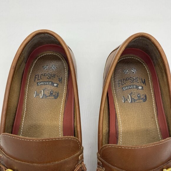 Florsheim Horsebit Driving Loafer Men\'s 11 Brown Leather Moc Toe Penny Driver main image 7